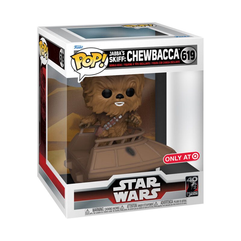 Funko Pop! Star Wars #619 Chewbacca Jabba's Skiff (40th Anniversary Return of the Jedi, Target Exclusive)