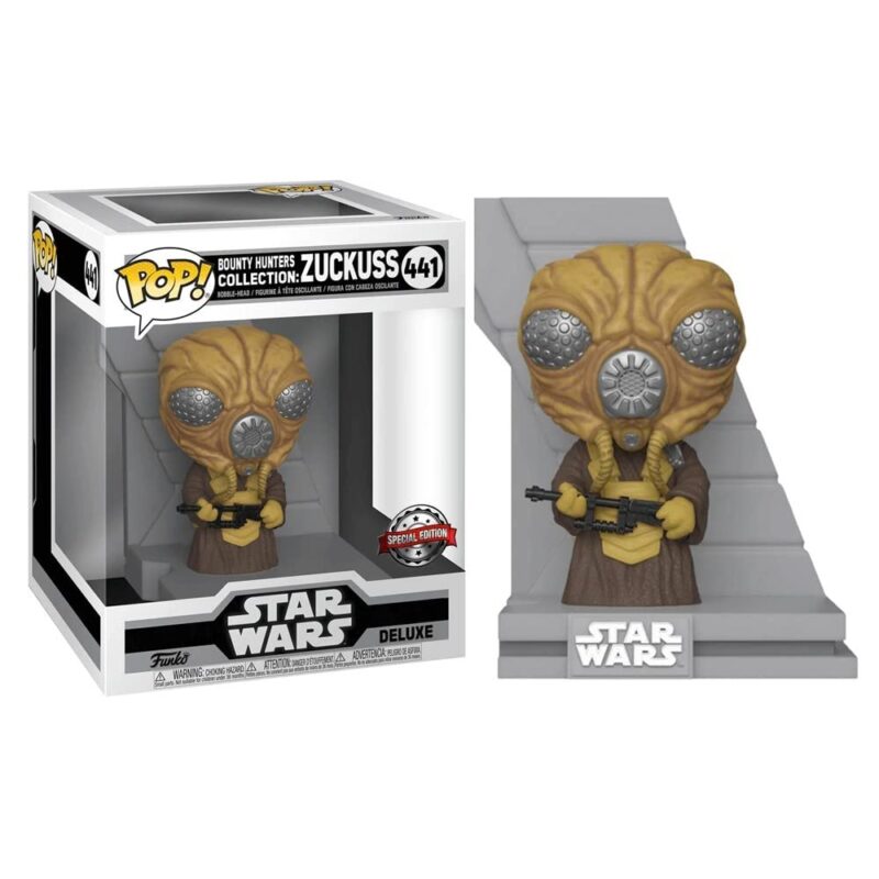 Funko Pop! Star Wars Bounty Hunters Collection #441 Zuckuss Deluxe (GameStop Exclusive)
