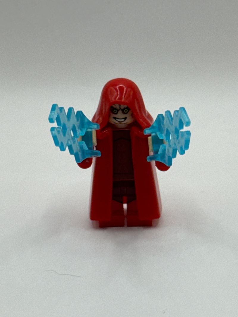 Lego Palpatine Darth Sidious Minifigure Red Robes Cloaked Emperor Star Wars