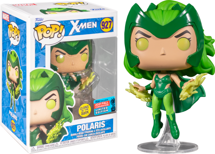 Funko Pop! X-Men Polaris 2021 Fall Convention Limited Edition (Glows in the Dark)