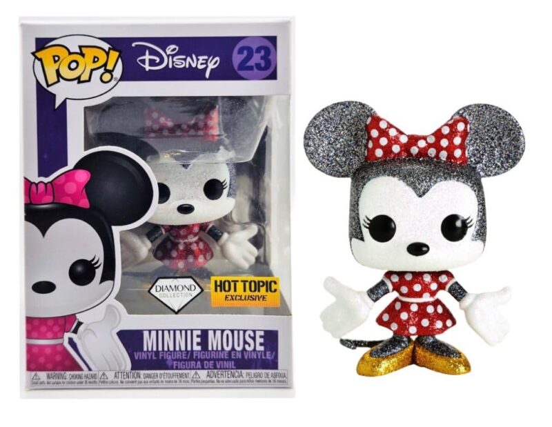 Funko Pop! Disney Minnie Mouse Diamond Collection Hot Topic Exclusive #23