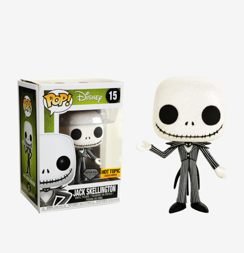 Funko Pop! Disney Jack Skellington Diamond Collection Hot Topic Exclusive #15