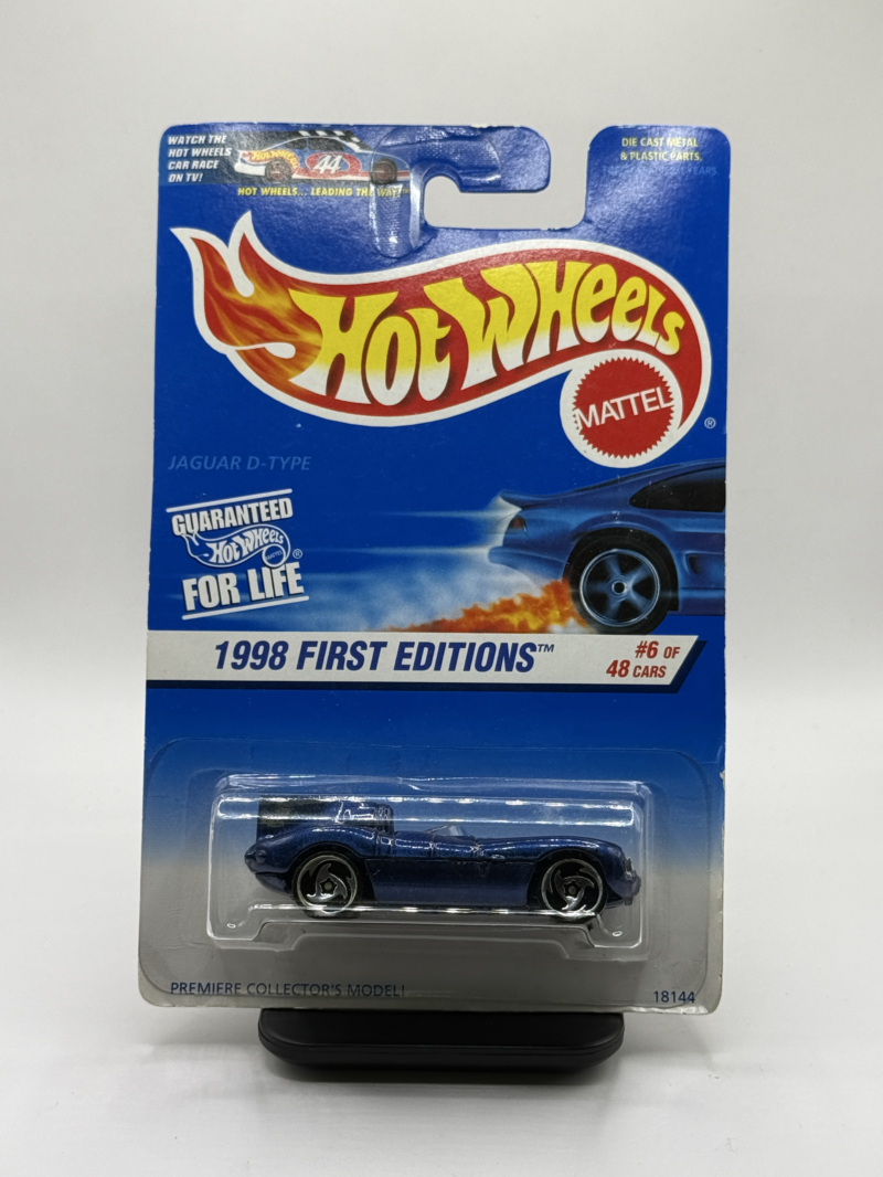 Hot Wheels Jaguar D-Type 1998 First Editions #6/40 (28 Years Old) Die-Cast Car