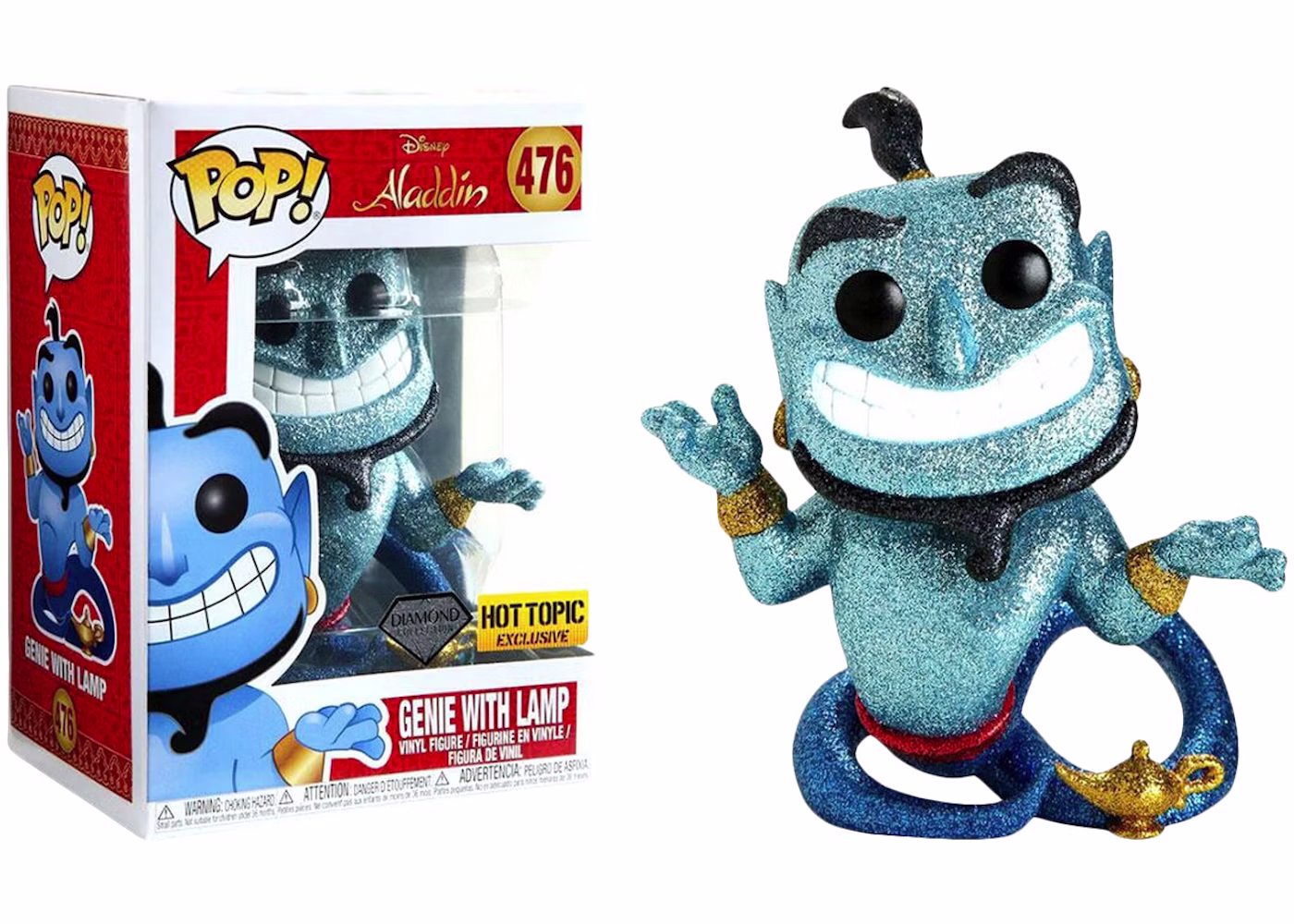 Pop! Disney Aladdin Genie with Lamp Diamond Collection (Hot Topic Exclusive) #476