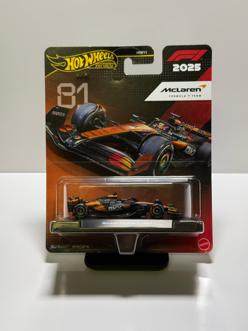 Hot Wheels Premium McLaren Formula 1 Team F1 2025