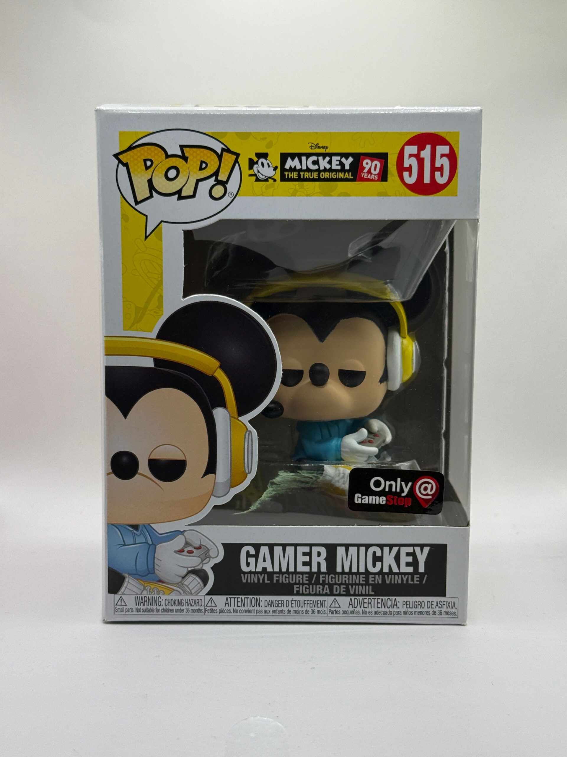 Funko Pop! Disney Mickey The True Original 90 Years Gamer Mickey (GameStop Exclusive) #515 - Image 2