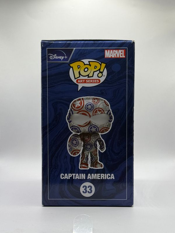 Funko Pop! Art Series Captain America (The Falcon and The Winter Soldier) Special Edition #33 - Image 3