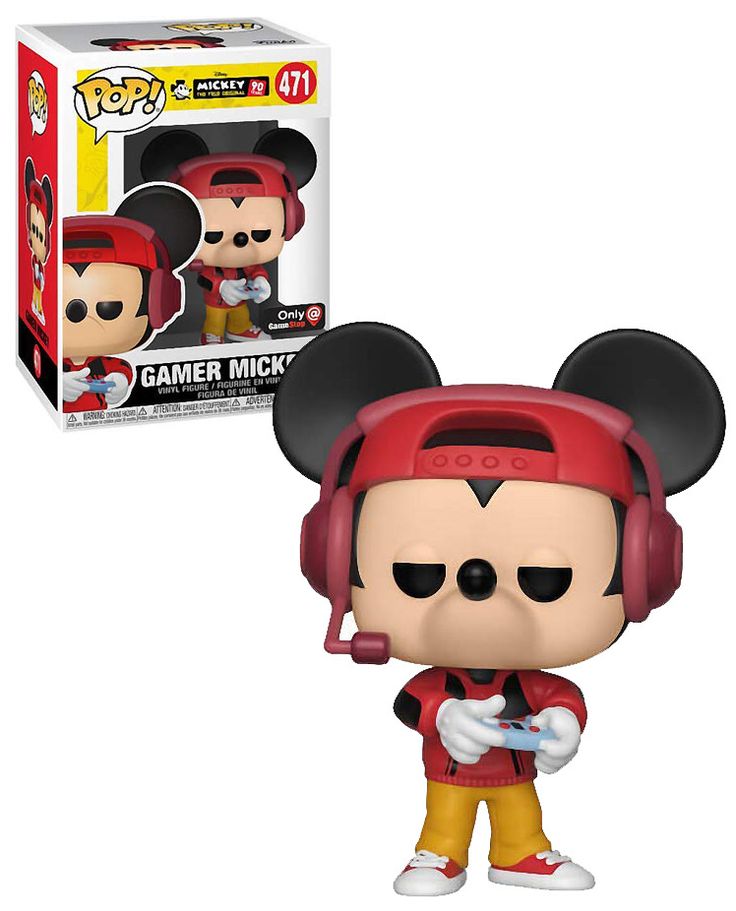Funko Pop! Disney Mickey The True Original 90 Years #471 Gamer Mickey (GameStop Exclusive)