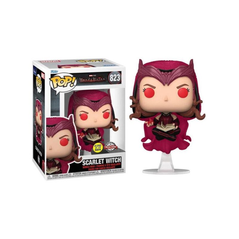 Funko Pop! Marvel WandaVision Scarlet Witch #823 (Entertainment Earth Exclusive Glow in the Dark)