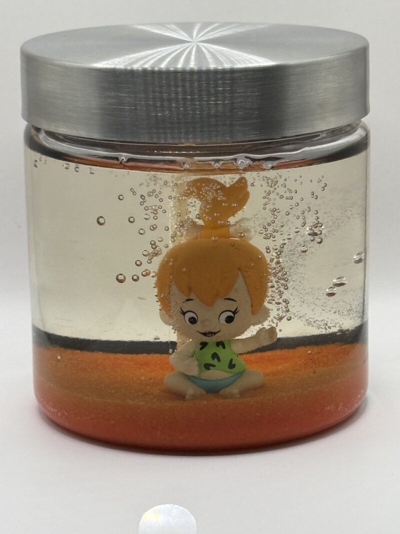 Pebbles Flintstone Figure Candle in Jar