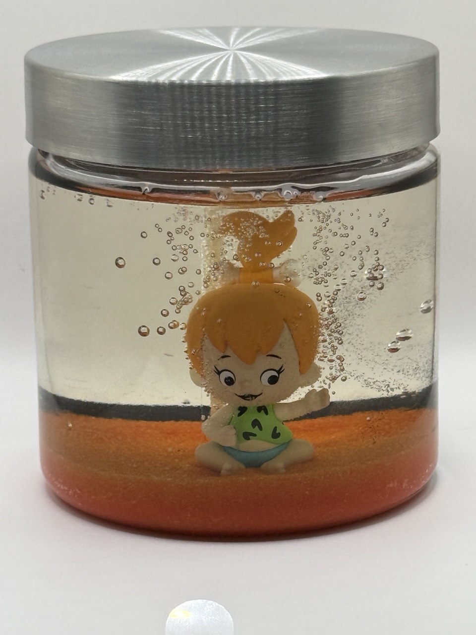 Pebbles Flintstone Figure Candle in Jar