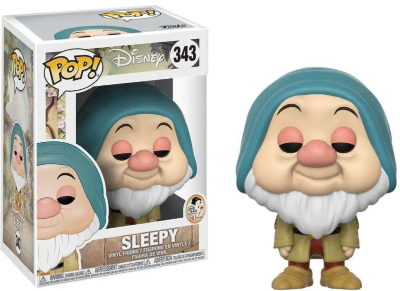 Funko Pop! Disney Sleepy #343 (Snow White 80th Anniversary Edition)