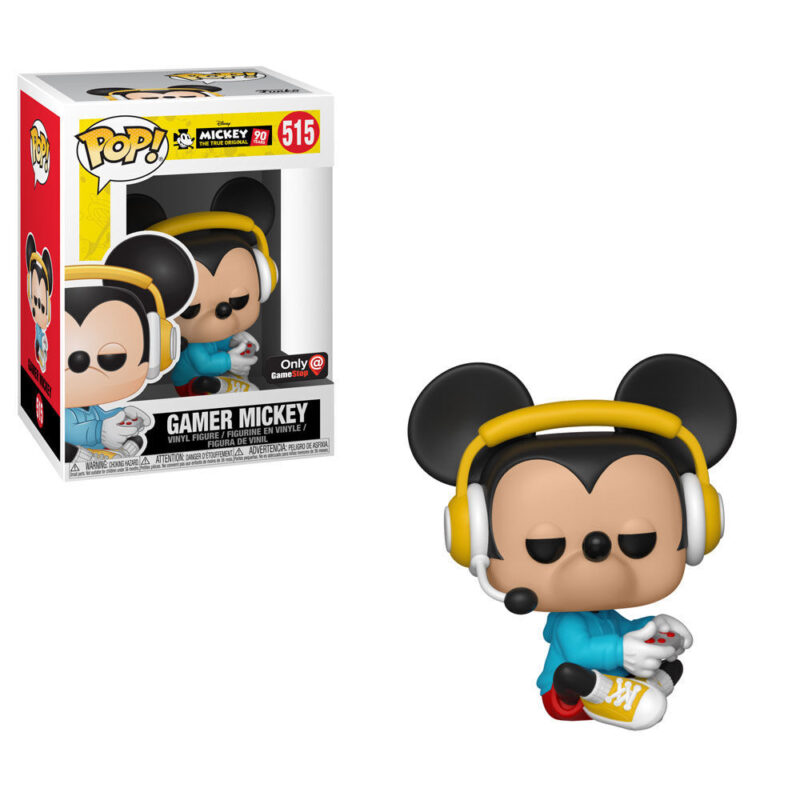 Funko Pop! Disney Mickey The True Original 90 Years Gamer Mickey (GameStop Exclusive) #515