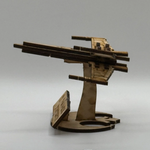 Wooden Star Wars X-Wing Fighter Laser-Cut Model + Stand