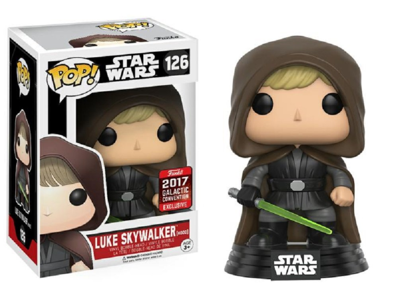 Funko Pop! Star Wars Luke Skywalker (Hood) 2017 Galactic Convention Exclusive #126