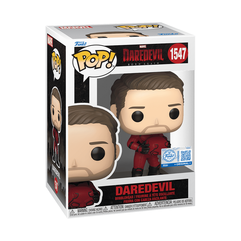 Funko Pop! Marvel Daredevil Born Again (Unmasked) #1547 — Entertainment Earth Exclusive