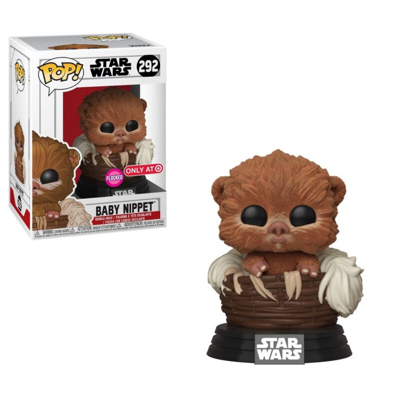 Funko Pop! Star Wars Baby Nippet Flocked Target Exclusive #292 Ewok Vinyl Figure