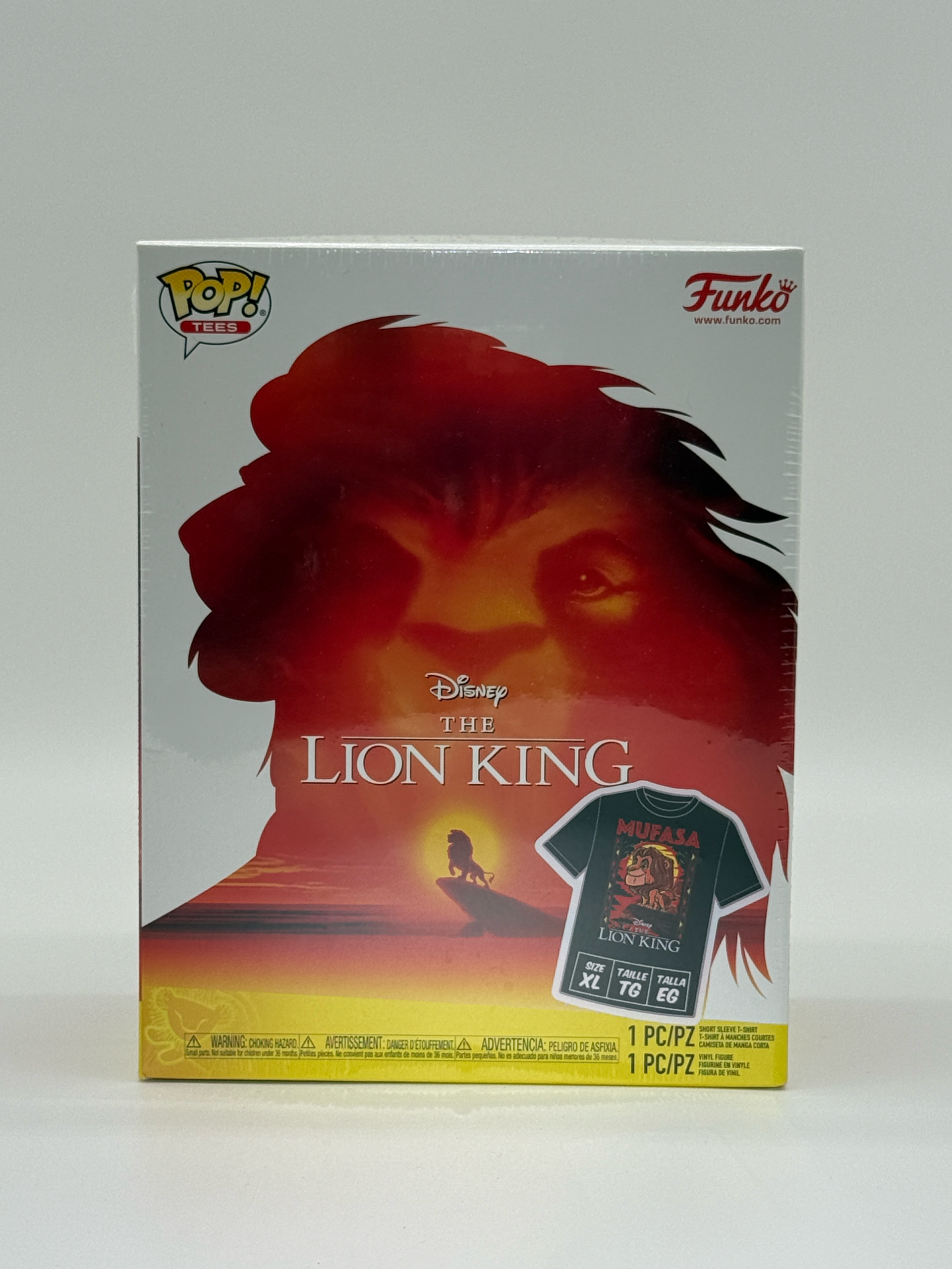 Funko Pop! & Tee Disney The Lion King Mufasa (Flocked) #495 (Target Exclusive, XL)
