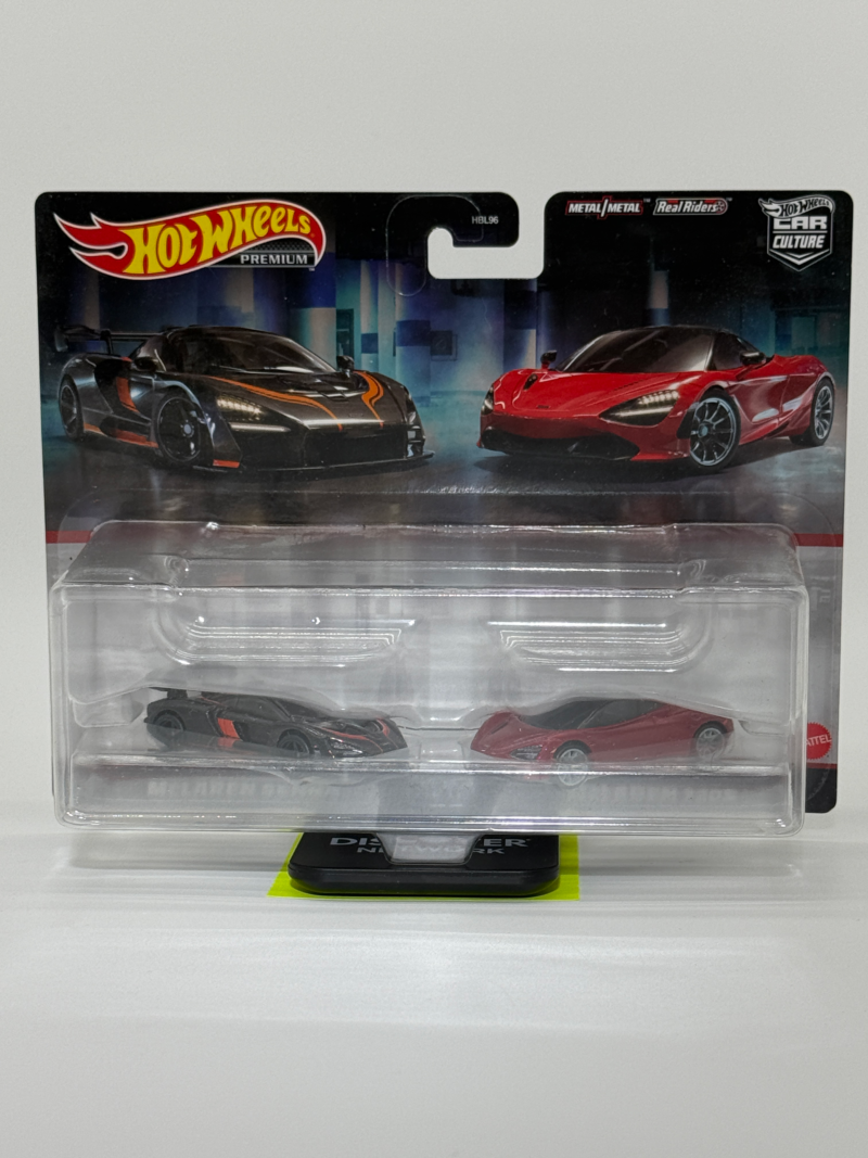 Hot Wheels Premium Car Culture 2-Pack: McLaren Senna & McLaren 720S (2022)