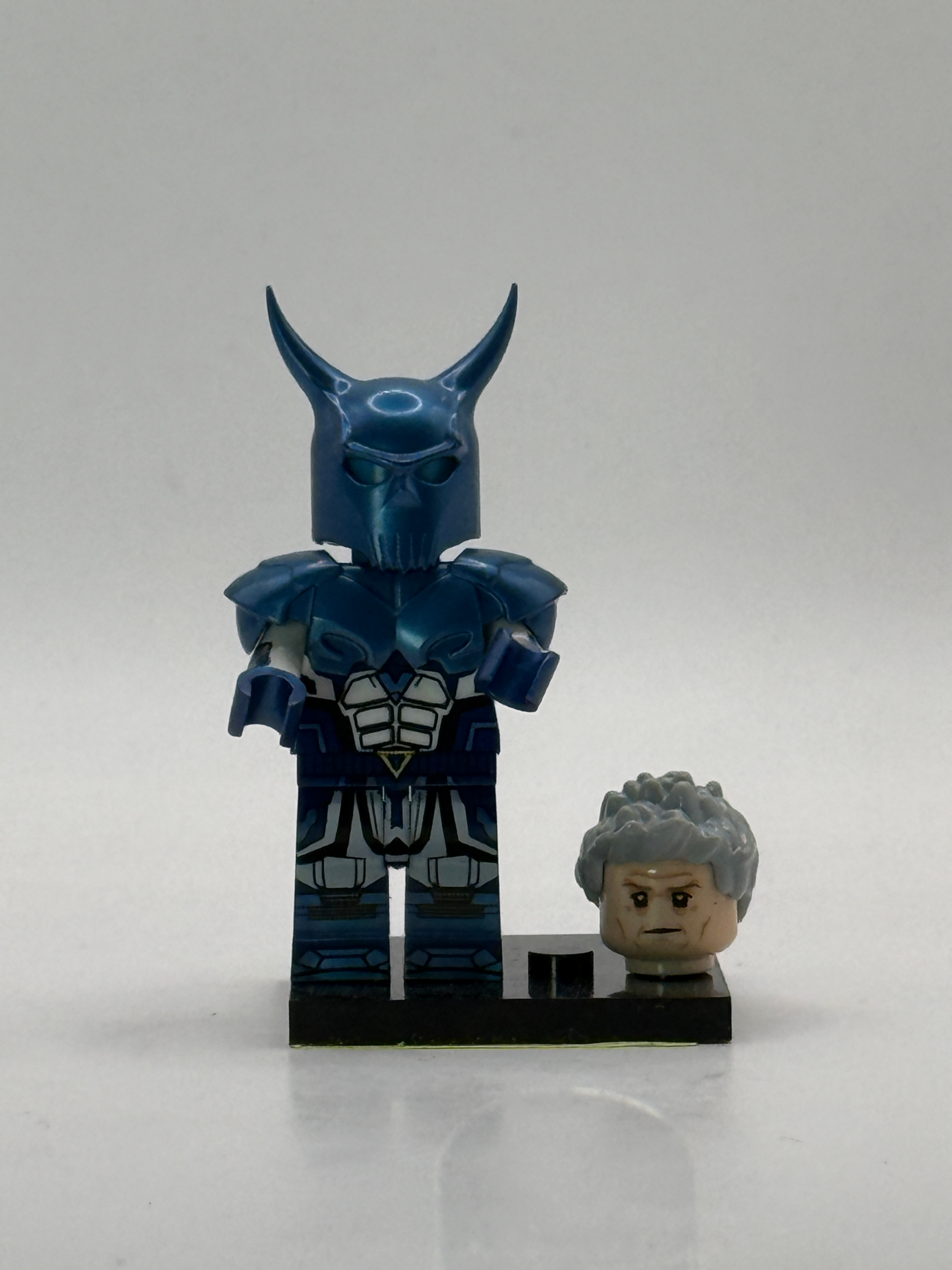 White Dragon (Blue Variant) Custom Minifigure — Peacemaker Series