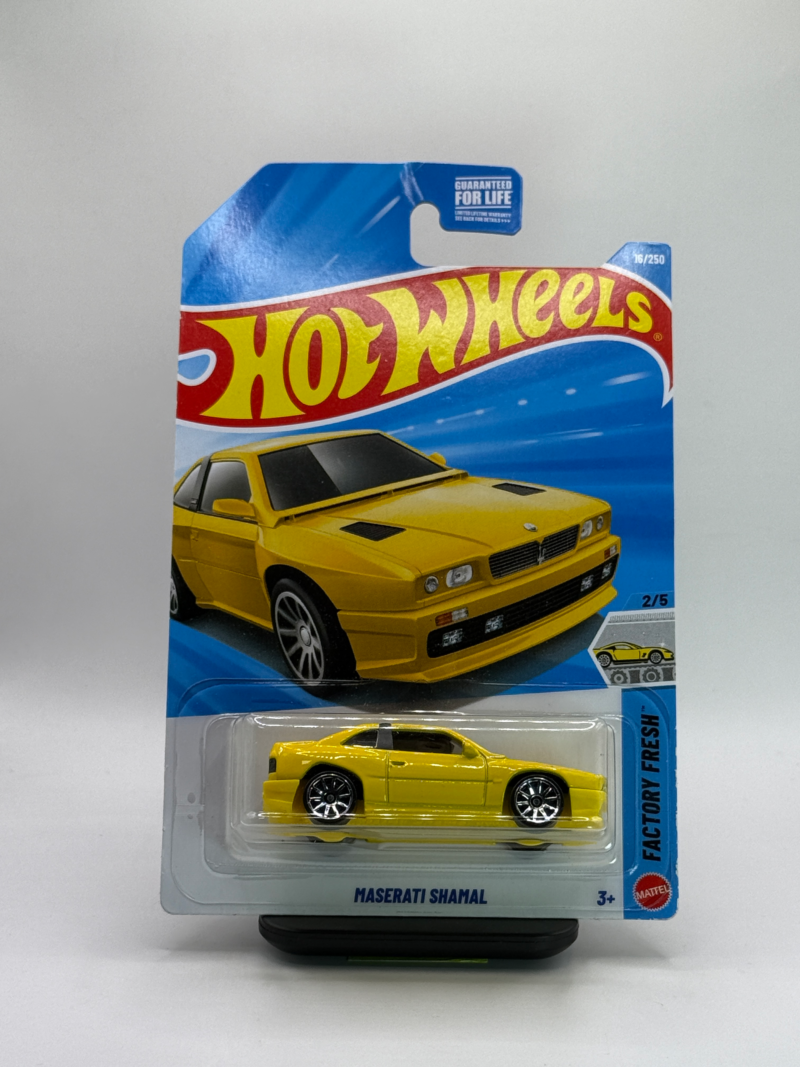 Hot Wheels Maserati Shamal Factory Fresh (Yellow, 2026)