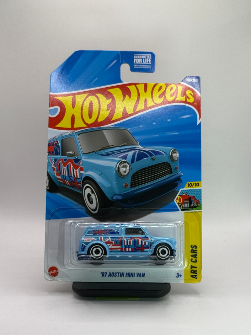 Hot Wheels '67 Austin Mini Van (Art Cars Series, Union Jack)