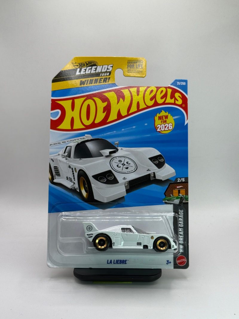 Hot Wheels La Liebre Legends Tour Winner (White Edition, HW Dream Garage)