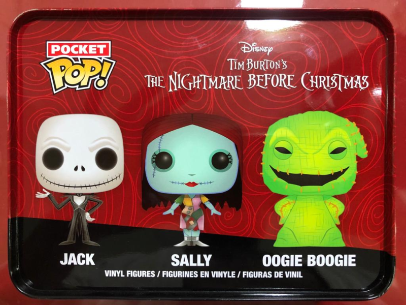 Funko Pocket Pop! The Nightmare Before Christmas Jack, Sally & Oogie Boogie Barnes & Noble Exclusive (Glows in the Dark)