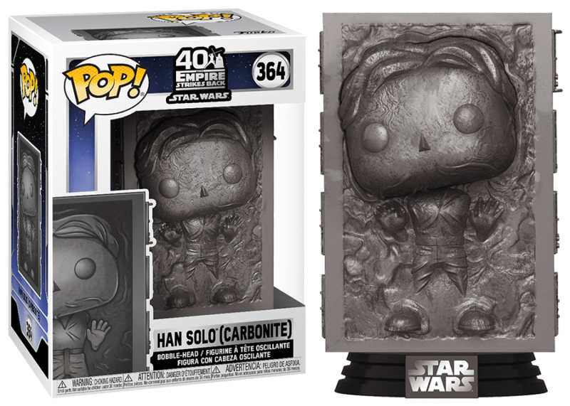 Funko Pop! Star Wars Han Solo (Carbonite) 40th Anniversary Empire Strikes Back #364